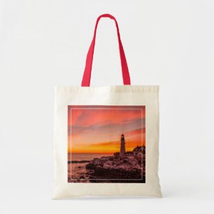 Bolsa Tote Faróis Portland Head Cape Elizabeth Maine