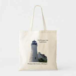 Bolsa Tote Farol antigo de Ilha de Presque cortou o saco