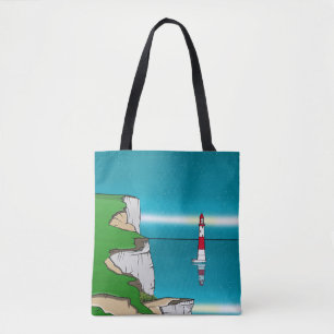Bolsa Tote Farol da Cabeça de Embarque e Cliff Superior