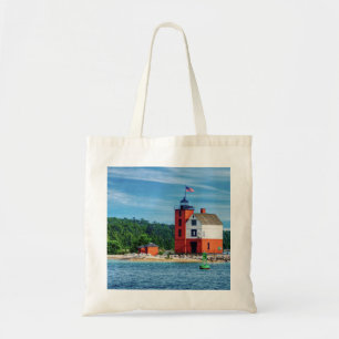 Bolsa Tote Farol da Ilha Round