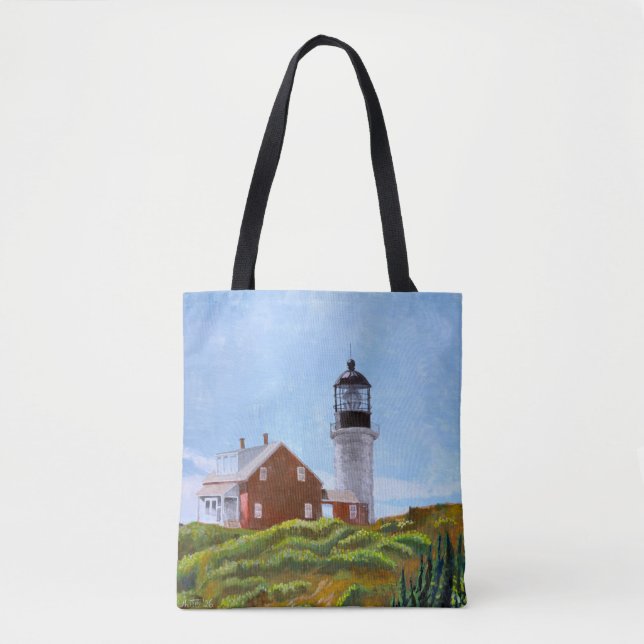 Bolsa Tote Farol da Ilha Seguin (Frente)