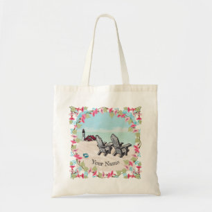 Bolsa tote farol de cadeiras de praia
