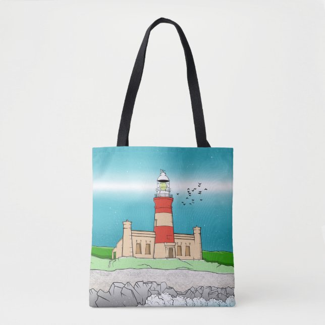 Bolsa Tote Farol de Cape Agulhas (Frente)
