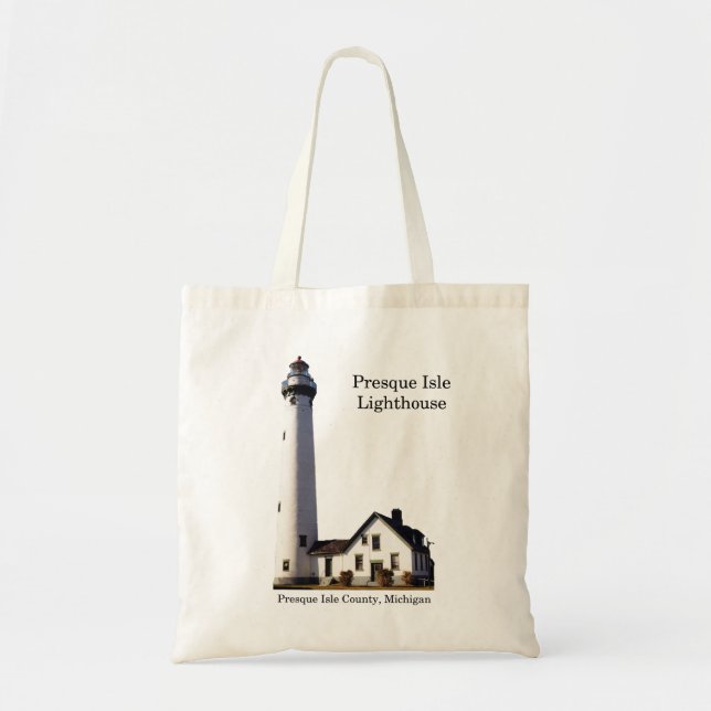 Bolsa Tote Farol de Isle Preso cortado no saco (Frente)