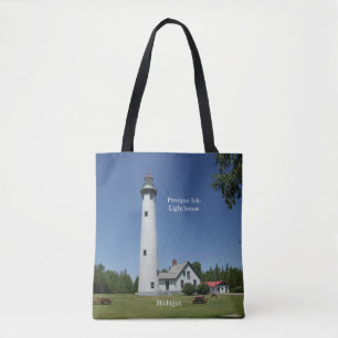 Bolsa Tote Farol de Isle Preso por todo o saco