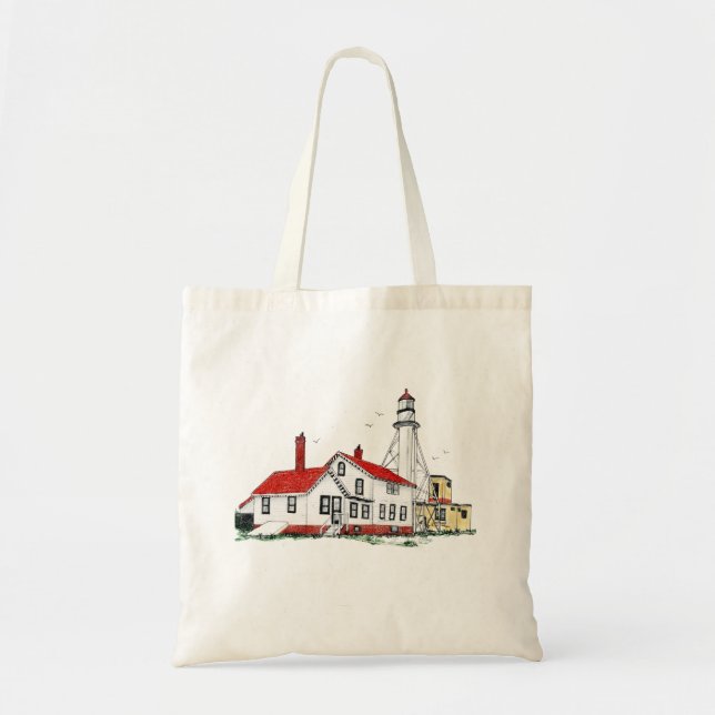 BOLSA TOTE FAROL DE WHITEFISH POINT, MICHIGAN (Frente)