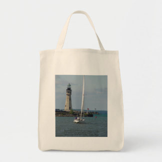 Bolsa Tote Farol do búfalo NY & provérbio inspirado