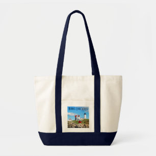 Bolsa Tote Farol do Nubble, sacola de York, Maine