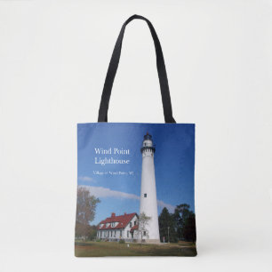 Bolsa Tote Farol do Wind Point por toda a mala