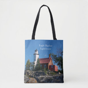 Bolsa Tote Farol Eagle Harbor por toda a mala