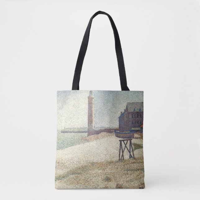Bolsa Tote Farol em Honfleur (Frente)