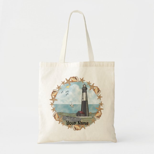 Bolsa Tote Farol Georgia Shells (Frente)