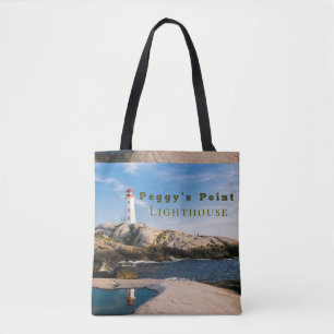 Bolsa Tote Farol Ponto Peggys Atlantic Canadá