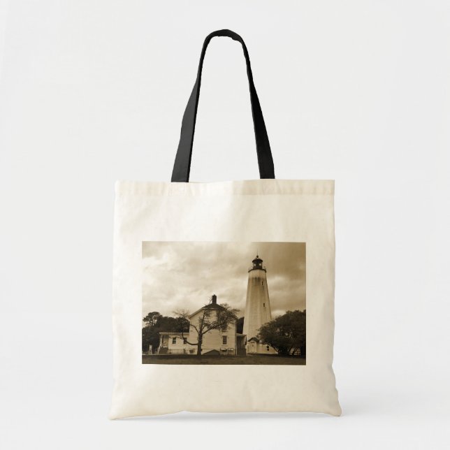 Bolsa Tote Farol Sandy Hook (Frente)