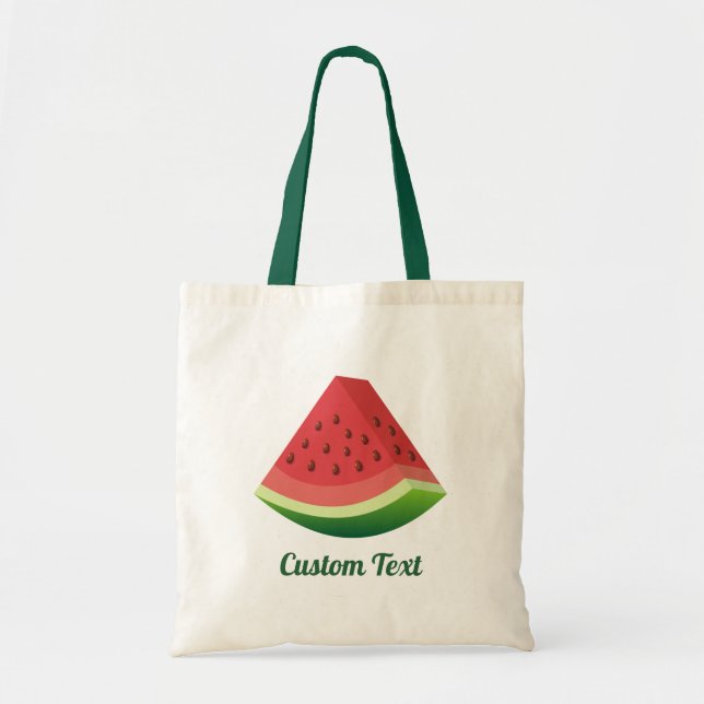 Bolsa Tote Fatia de Melancia (Frente)