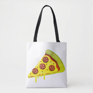 Bolsa Tote Fatia de Pizza de Pepperoni Derretido