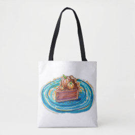 Bolsa Tote Fatia de Torta de Abóbora