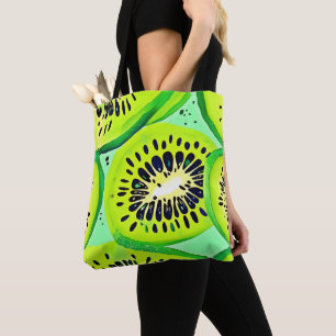 Bolsa Tote Fatias de Kiwi: Vibrantes e Frescas