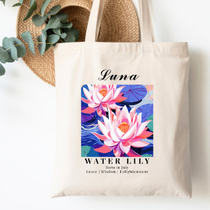 Bolsa Tote Favor de Chuveiro de Noiva Flor de Nascimento de J