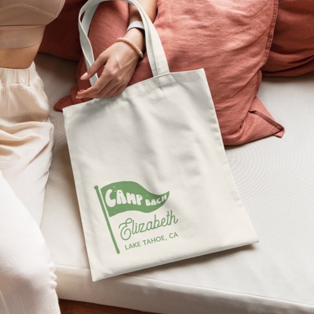 Bolsa Tote Favor de Montanha do Camp Bach Bachelorette (Criador carregado)