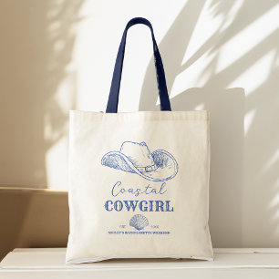 Bolsa Tote favores de Festa de solteira de Cowgirl da costa