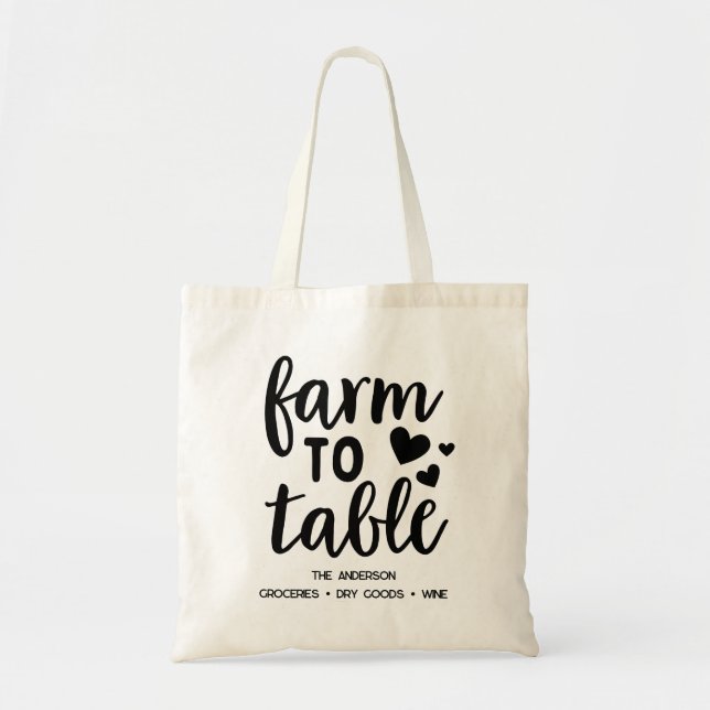 Bolsa Tote FAZENDA a MESAS (Frente)
