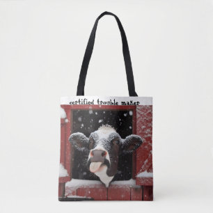 Bolsa Tote Fazenda Casa de Madeira da Vaca Caprichosa