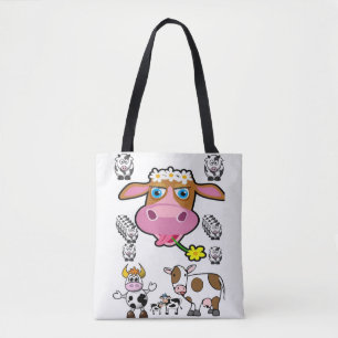 Bolsa Tote fazenda de vaca de tota