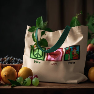 Bolsa Tote Fazenda do amor da paz