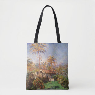 Bolsa Tote Fazenda em Bordighera por Claude Monet