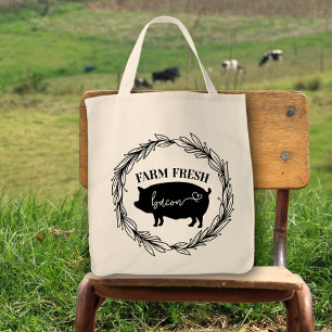 Bolsa Tote Fazenda Fresca de Bacon Silhouath