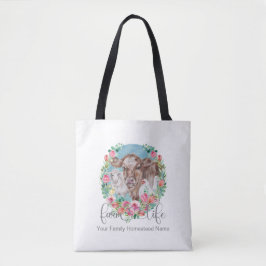 Bolsa Tote Fazenda Life Cote Família Homestead Galinha