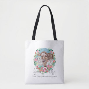 Bolsa Tote Fazenda Life Cote Família Homestead Galinha