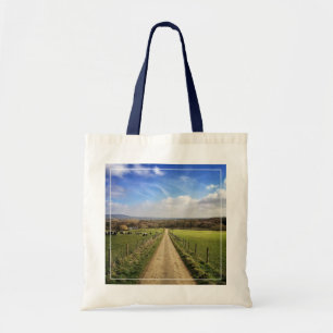 Bolsa Tote Fazendas Inglês Countryside Dirt Road