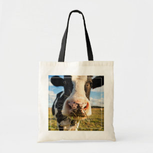 Bolsa Tote Fazendas Mastigação De Vaca Holstein