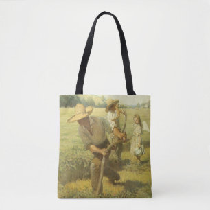 Bolsa Tote Fazendeiros Vintage, De Volta à Fazenda por NC Wye