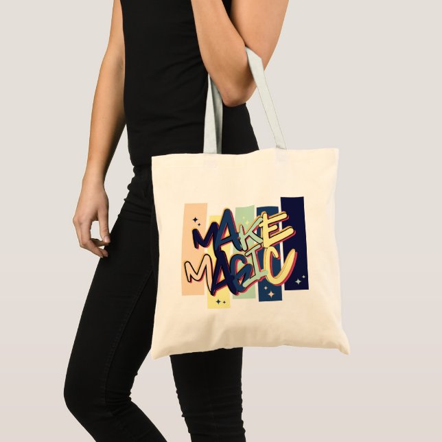 Bolsa Tote Fazer Magia (Frente (produto))