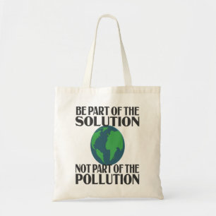 Bolsa Tote Fazer Parte Da Solução Não Faz Parte Da Poluição