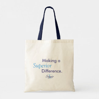 Bolsa Tote Fazer uma Diferença Superior.