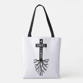 Bolsa Tote Fé Cristã Enraizada na Bíblia Cristã