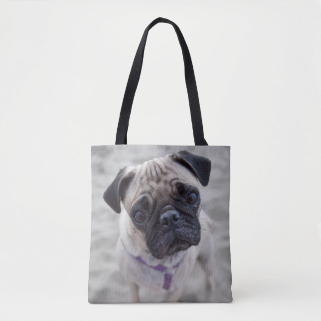 Bolsa Tote Fechamento do Pug (Frente)