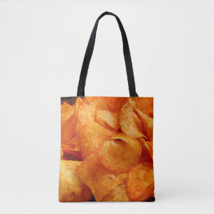 Bolsa Tote Feche as suculentas, crocantes, batatas fritas na 