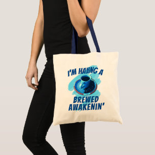 Bolsa Tote Feijões de Saucer De Café De Festa De Café