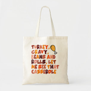Bolsa Tote Feijões E Rolos De Turcos Deixem-Me Ver Esse Casse