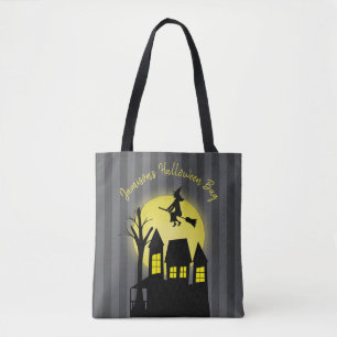 Bolsa Tote Feiticeira de bruxa mimada do Halloween