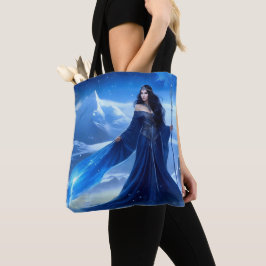 Bolsa Tote Feiticeira de Gelo do Floco de Neve da Tundra