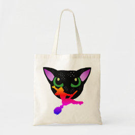 Bolsa Tote Feiticeira Negra Gatinho Negra-Negra-Negra - Estre