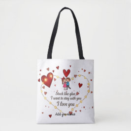 Bolsa Tote Feitiço de amor romântico fofo