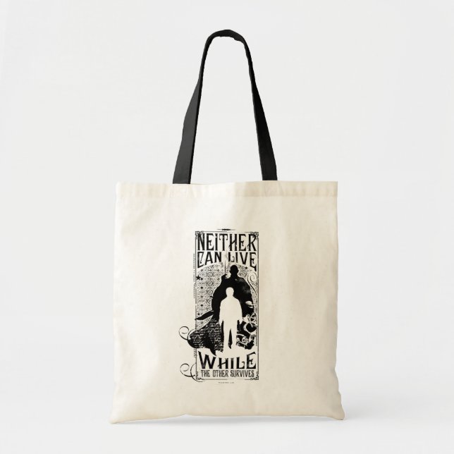 Bolsa Tote Feitiço de Harry Potter | Nenhum Pode Viver (Frente)