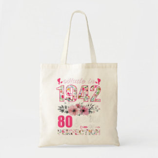 Bolsa Tote Feito Em 1942, Presente De Aniversário De 80 De 80